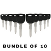 10 X 2003-2014 Mazda MZ24 / MZ34 Transponder Key ( Chip 4D63 80 Bit ) (AFTERMARKET) (BUNDLE OF 10)