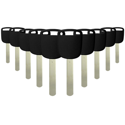 10 X 2003-2017 HO03 Honda / Acura Transponder Key (46 Chip) (AFTERMARKET) (BUNDLE OF 10)