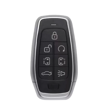 Autel - 7-Button Universal Smart Key - Remote Start / Left Door / Right Door - IKEYAT7TPRS