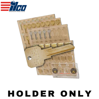 Ilco - EIP-KH3 - Engrave-It - Ilco Neuter Bow Keys (Non-Embossed Head) Key Holder - Holds 24 - for Engrave-It Pro Machine