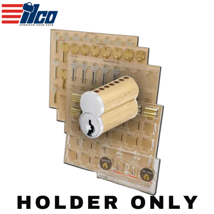 Ilco - EIP-Holder-17 - Engrave-It - Specialty 6 or 7-Pin (Combinated & Uncombinated) SFIC Core Holder - Face - Holds 35 - for Engrave-It Pro Machine