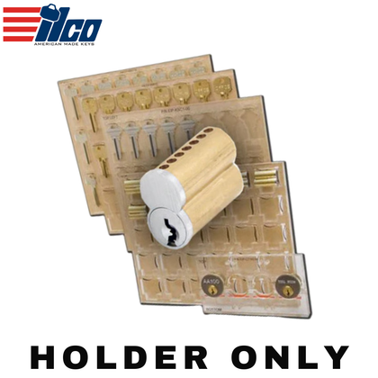 Ilco - EIP-Holder-17 - Engrave-It - Specialty 6 or 7-Pin (Combinated & Uncombinated) SFIC Core Holder - Face - Holds 35 - for Engrave-It Pro Machine