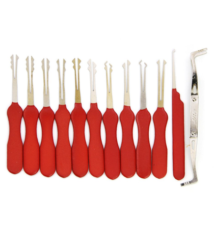 Honest - 12 Pcs Lock Pick Set Brilliant Lock Picking Set