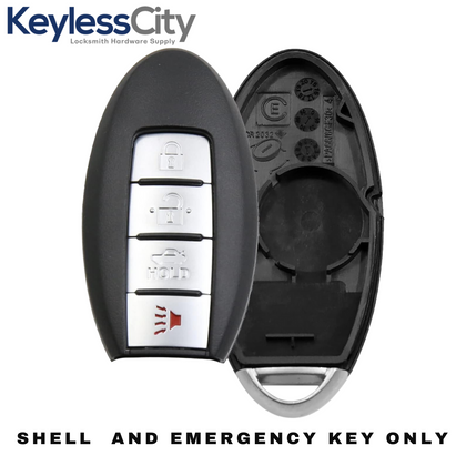 2013-2019 Nissan / 4-Button Smart Key SHELL / KR5S180144014 (AFTERMARKET)