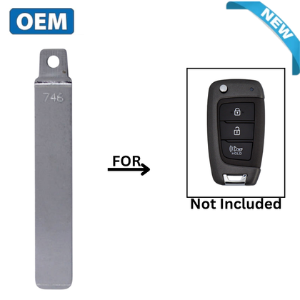 2018-2021 Hyundai Accent Sonata Veloster / Remote Flip Key Blade / PN: 81996-L1100 (OEM)