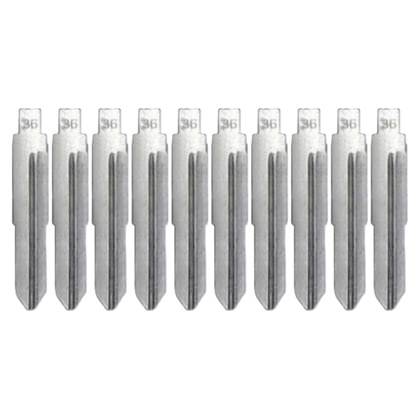 10 X KEYDIY - HY16 - Flip Key Blade - #36 - For Xhorse / Keydiy Universal Remote Flip Keys (Bundle of 10)