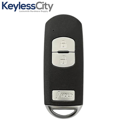 2012-2018 Mazda 3 CX3 CX5 / 3-Button Smart Key / PN: KD33-67-5RY / WAZSKE13D02 / (AFTERMARKET)