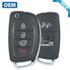 2015-2017 Hyundai Sonata 4 Buttons Remote Flip Key / 433MHz / 95430-C1010 / TQ8-RKE-4F16 (OEM)