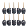 10 X 2008-2015 Honda Accord Pilot / 4-Button Remote Head Key / KR55WK49308 / (AFTERMARKET) (BUNDLE OF 10)