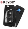 KEYDIY - 3-Button Universal Flip Key - Toyota Style (B13)