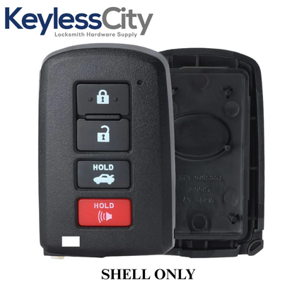 2012-2019 Toyota / 4-Button Smart Key SHELL / HYQ14FBA (AFTERMARKET)