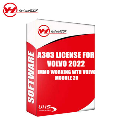 Yanhua - A303 License - Volvo 2022 - IMMO To Work With Module 20