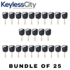 25 X 2004-2013 Jaguar / Ford Transit Connect F021T7 6-Cut Tibbe Transponder Key SHELL (No Chip) (AFTERMARKET)(Bundle of 25)