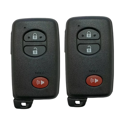 2 X 2009-2019 Toyota / 3-Button Smart Key / PN: 89904-47230 / HYQ14ACX-5290 (BUNDLE OF 2)
