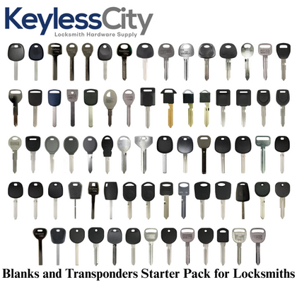 Blanks and Transponders Starter Pack for Locksmiths (AFTERMARKET)