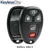 2007-2017 GM / 5-Button Keyless Entry Remote SHELL / OUC60270 / Black (AFTERMARKET)