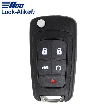 2010-2022 GM / 5-Button Flip Key / PN: 13504199 / OHT01060512 (AFTERMARKET)