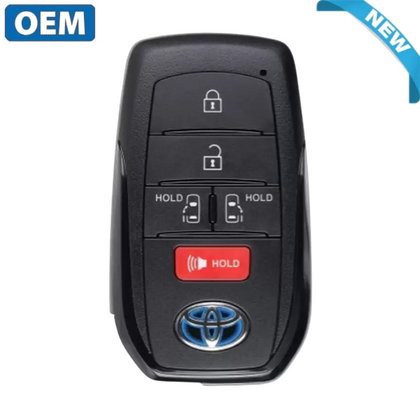 2021-2024 Toyota Sienna / 5 Buttons Smart Key / 8990H-08020 8990H-08021 / HYQ14FBX (OEM)
