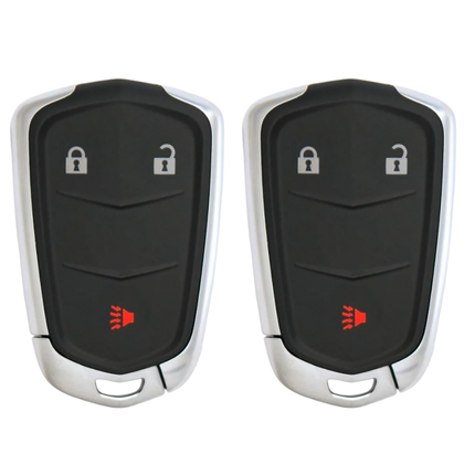 2 X 2015-2016 Cadillac SRX / 3-Button Smart Key / PN: 13580797 / HYQ2AB (AFTERMARKET) (BUNDLE OF 2)