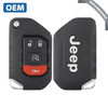 2018-2024 Jeep Wrangler / 4-Button Smart Flip Key / PN: 68416784AA / OHT1130261 / SIP22 (OEM Refurb)