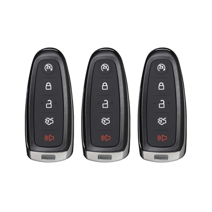 3 X 2011-2020 Ford / 5-Button Smart Key shell / M3N5WY8609 (AFTERMARKET)(Bundle of 3)
