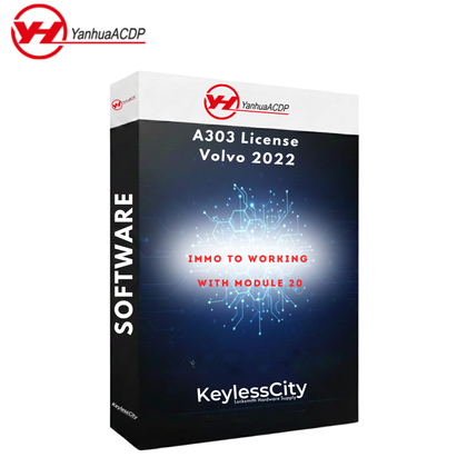 Yanhua - A303 License - Volvo 2022 - IMMO To Work With Module 20