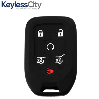 2014-2018 Chevrolet GMC / 6-Button Remote Keyless Entry Key Silicone Cover / HYQ1AA (AFTERMARKET)