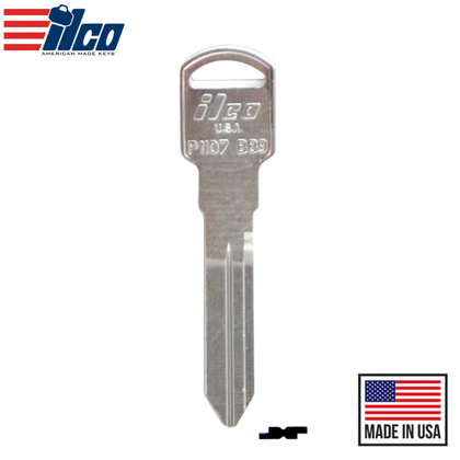 Ilco - B89 - P1107 - GM - Metal Key Blank