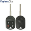 2012-2019 Ford Fiesta / 4-Button Remote Head Key / CWTWB1U793 (AFTERMARKET)