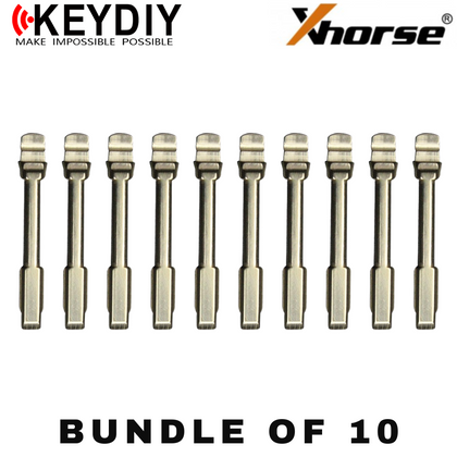 10 X KEYDIY - FO21 - Flip Key Blade - #Y39 - Unmarked - For Xhorse / Keydiy Universal Remote Flip Keys (BUNDLE OF 10)