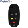 2003-2014 Volvo / 5-Button Remote Keyless Entry Key Silicone Cover / LQNP2T-APU