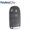 2 X 2015-2021 Jeep Renegade / 4-Button Smart Key / PN: 6BY88DX9AA / M3N-40821302 (AFTERMARKET) (BUNDLE OF 2)