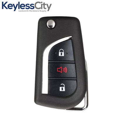 2008 - 2012 Toyota / 3-Button Flip Key NEW STYLE / GQ4-29T (4D67  Chip) (AFTERMARKET)