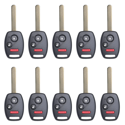 10 X 2012-2013 Honda CR-V / 3-Button Remote Head Key / PN: 35111-SWA-306 / MLBHLIK-1T (BUNDLE OF 10)