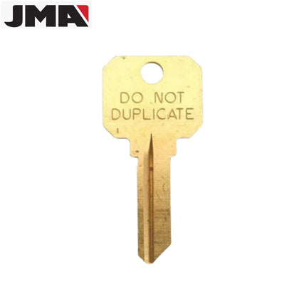 Schlage Key SC1 (Do Not Duplicate) Blanks - Brass (JMA SLG-3C)