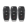 3 X 2014-2017 Ford F-Series Flip Key SHELL For N5F-A08TAA (AFTERMARKET) (Bundle of 3)