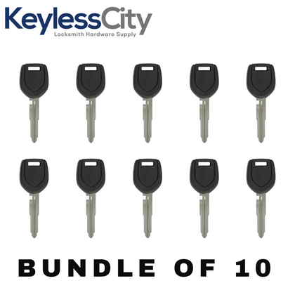10 X Mitsubishi MIT17 - Transponder Key - 46 MITS Chip (AFTERMARKET) (BUNDLE OF 10)