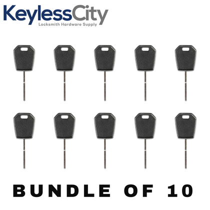 10 X 2013-2020 Ford Lincoln Side-Mill Transponder Key 128 Bit / HU101 (AFTERMARKET) (BUNDLE OF 10)