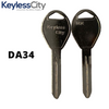 DA34 - Nissan / Infiniti Key Blank - Test Key Blade (AFTERMARKET)