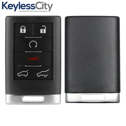 2007-2014 GM Cadillac / 6-Button Keyless Entry Remote / OUC6000066 (AFTERMARKET)