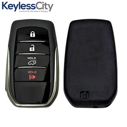 2018-2019 Toyota Land Cruiser / 4-Button Smart Key / PN: 89904-0E120 / HYQ14FBA (AG Board 2110) (AFTERMARKET)