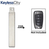 2018-2019 Hyundai Veloster Flip Remote Key Blade 81996-J3000 (Aftermarket)