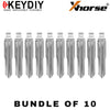 10 X KEYDIY - DWO5R - Flip Key Blade - #Y12 - For Xhorse / Keydiy Universal Remote Flip Keys (Bundle of 10)