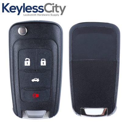 Chevrolet 2014-2016 / 4-Button Remote Flip-Key / PN: 13586489 / KR55WK50073