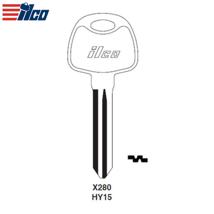 ILCO - 2006-2014 Hyundai Key Blank HY-13D / HY15