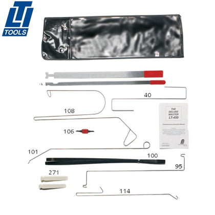 LTI Tools - LT-450 - Deluxe Master Automotive Lock Out Kit - 11 Pieces