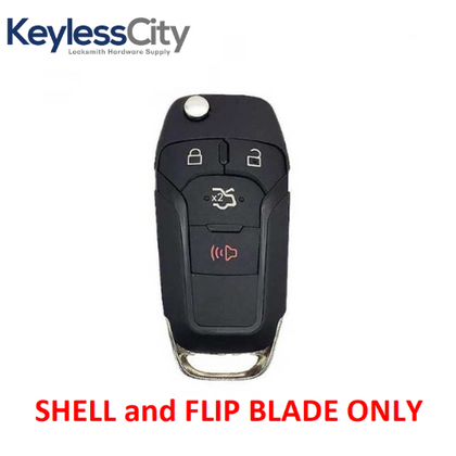 2013-2016 Ford Fusion Flip Key SHELL For N5F-A08TAA (AFTERMARKET)