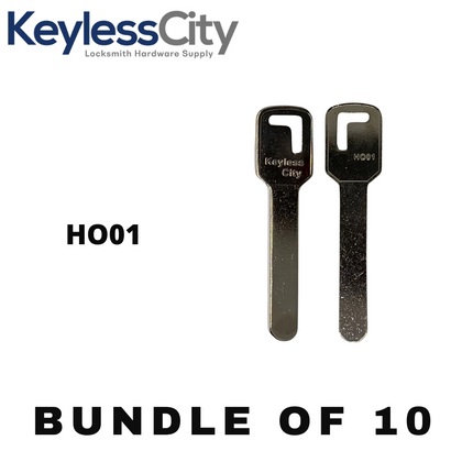 10 X HO01 - Honda Key Blank - Test Key Blade (AFTERMARKET) (BUNDLE OF 10)
