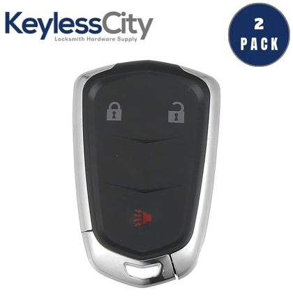 2 X 2015-2016 Cadillac SRX / 3-Button Smart Key / PN: 13580797 / HYQ2AB (AFTERMARKET) (BUNDLE OF 2)