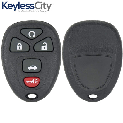 2004-2013 GM / 5-Button Keyless Entry Remote / PN: 22733524 / KOBGT04A (AFTERMARKET)